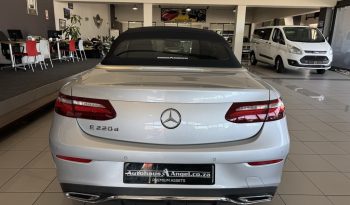 2018 MERCEDES-BENZ E 220d CABRIOLET full